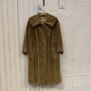 Kaufmann's /Russel Taylor Vintage Tan Furlike Coat